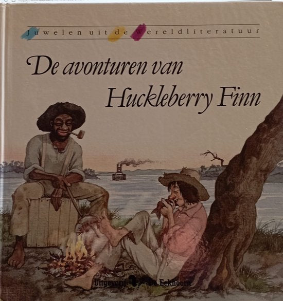 De avonturen van Huckleberry Finn — boekomslag