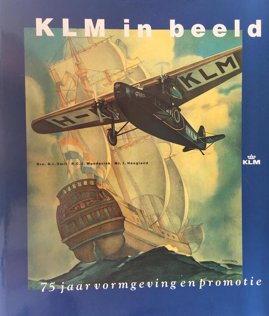 KLM in beeld — boekomslag