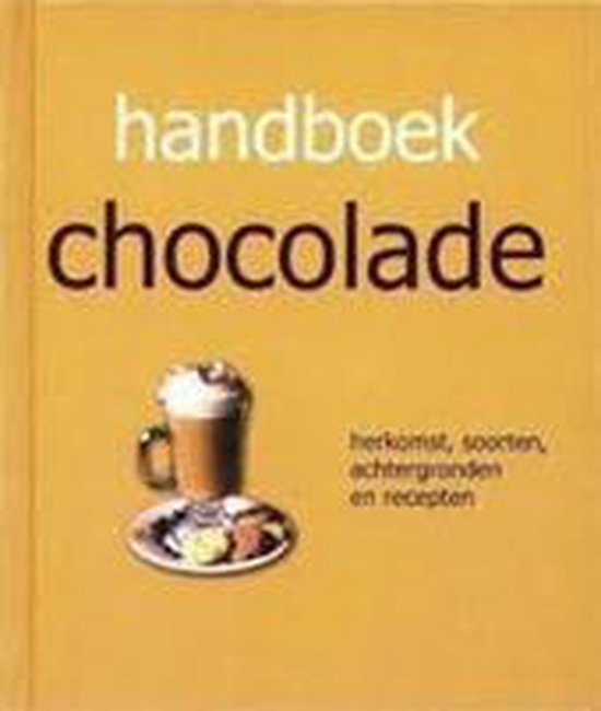 Handboek chocolade — boekomslag