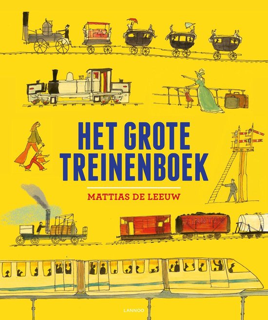 Het grote treinenboek — omslag