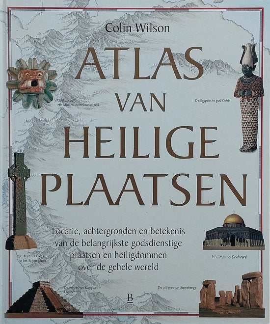 Atlas van heilige plaatsen | Colin Wilson — boekomslag