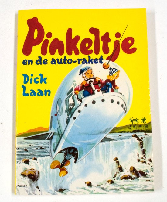 Pinkeltje en de auto-raket — boekomslag