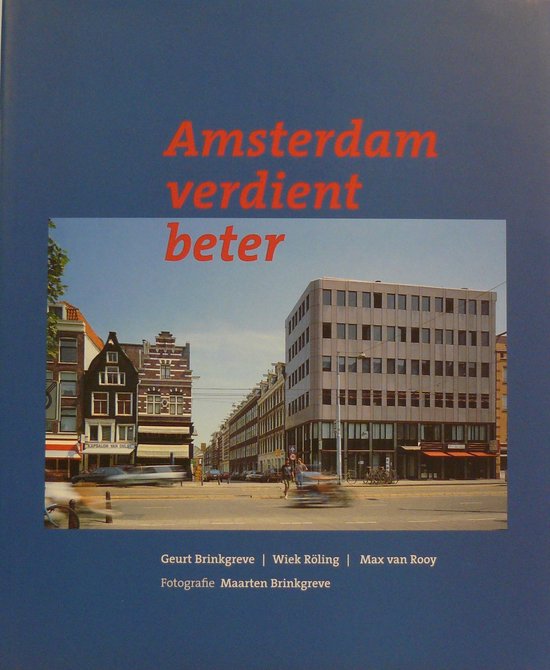 Amsterdam verdient beter — boekomslag