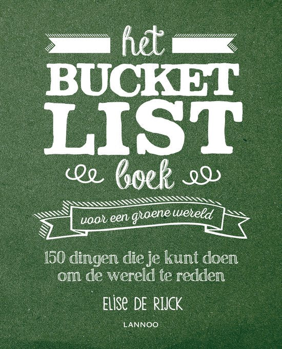 Het Bucketlist boek voor een groene wereld — boekomslag
