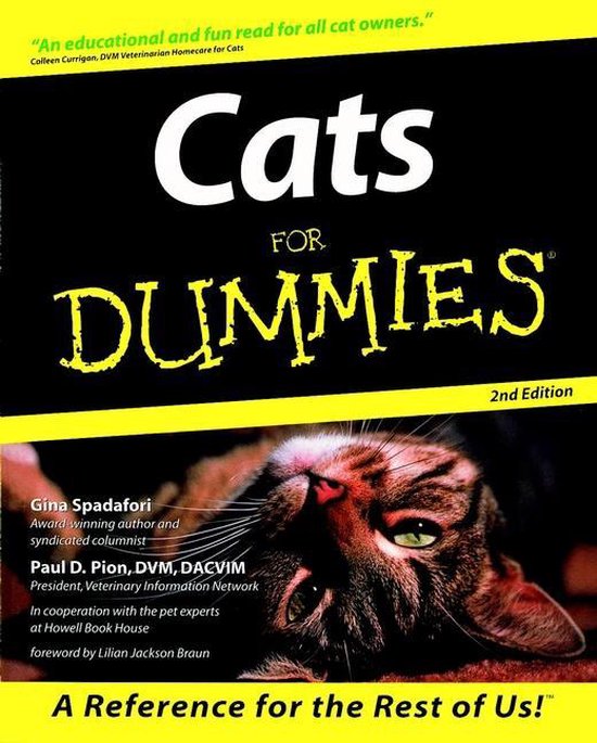 Cats For Dummies — boekomslag
