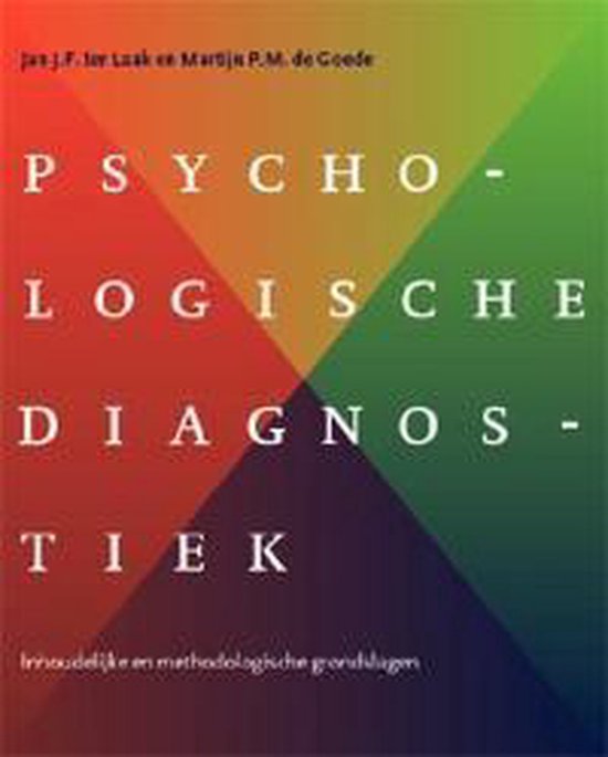 Psychologische diagnostiek — boekomslag