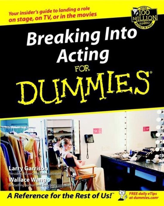 Breaking into Acting For Dummies — boekomslag