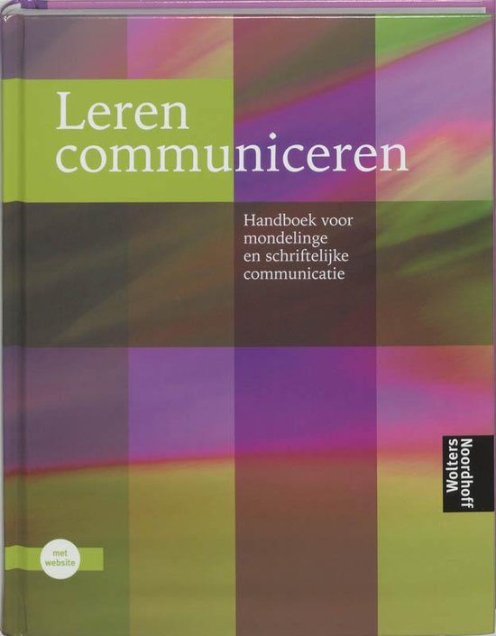 Leren Communiceren — boekomslag