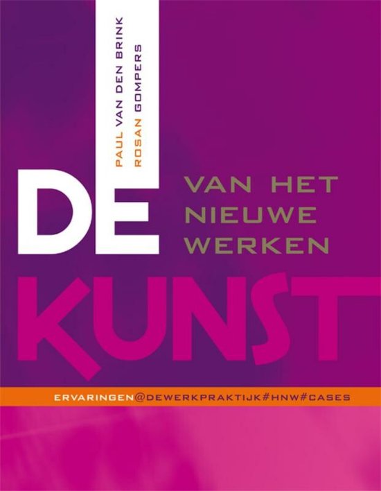 De Kunst Van Het Nieuwe Werken — boekomslag