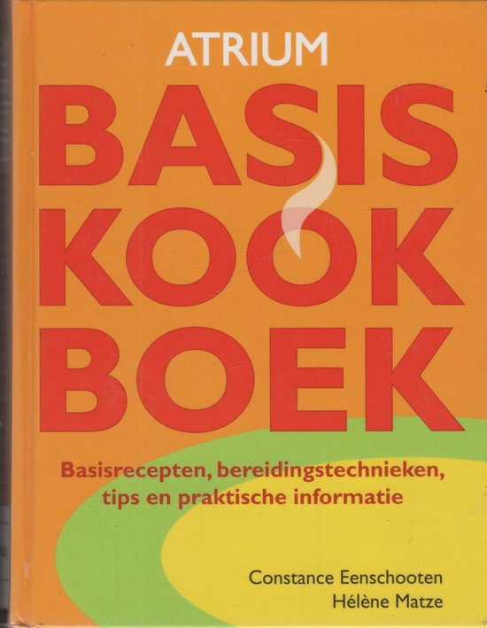 Atrium Basiskookboek — omslag