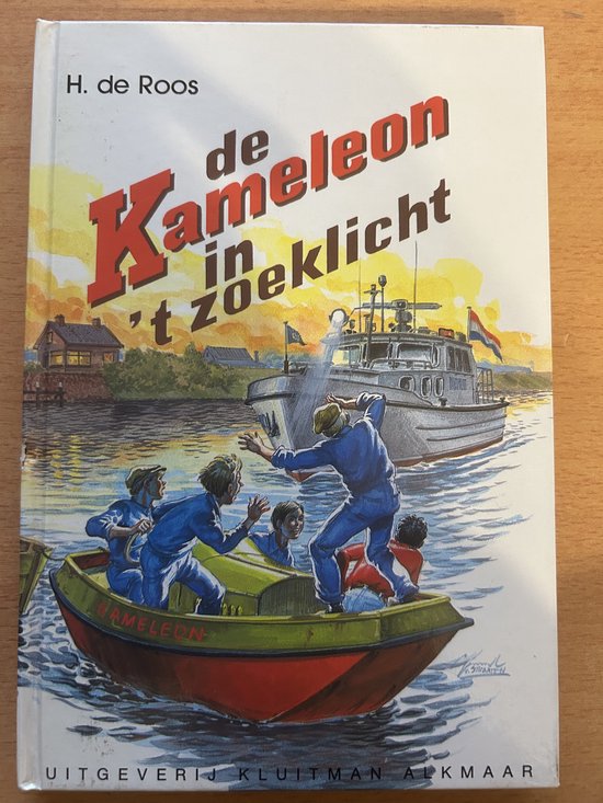 De kameleon in 't zoeklicht — boekomslag