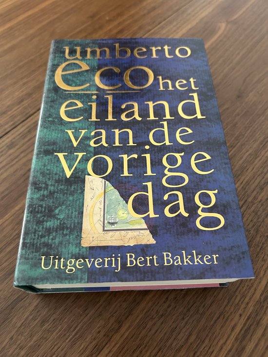 Het eiland van de vorige dag — boekomslag