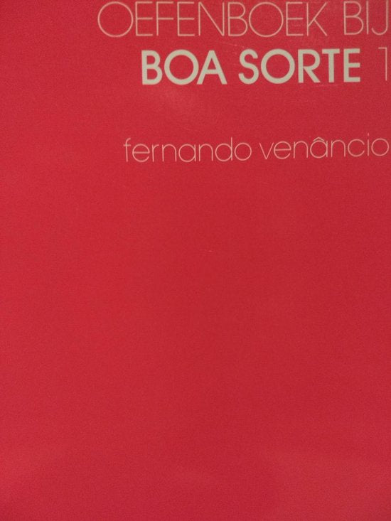 Oefenboek By Boa Sorte 1 3Dr — boekomslag