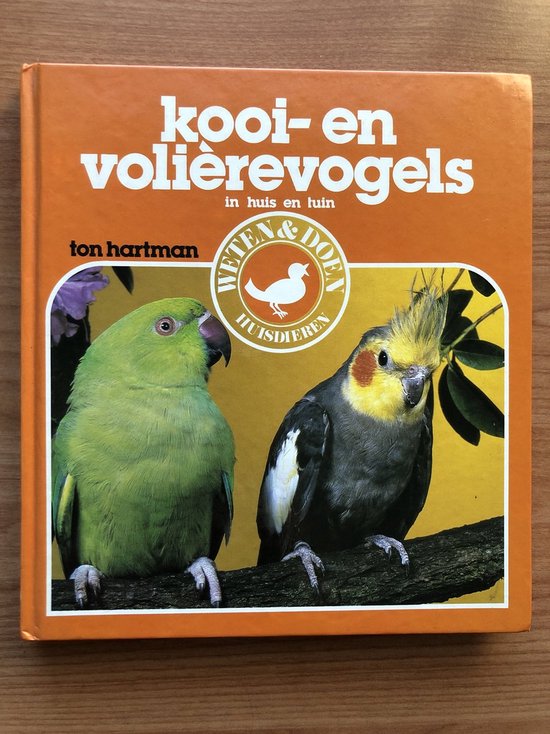 Kooi en volierevogels in huis en tuin — boekomslag