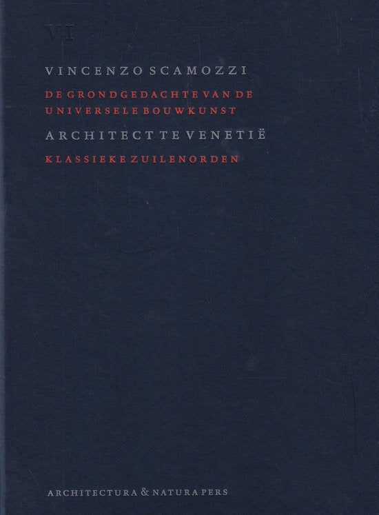 Vincenzo Scamozzi III Villa's en landgoederen — boekomslag