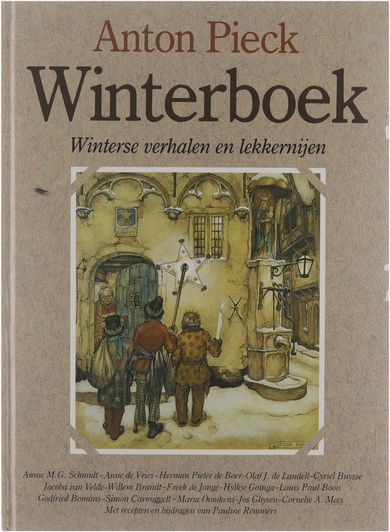 Anton Pieck winterboek — boekomslag