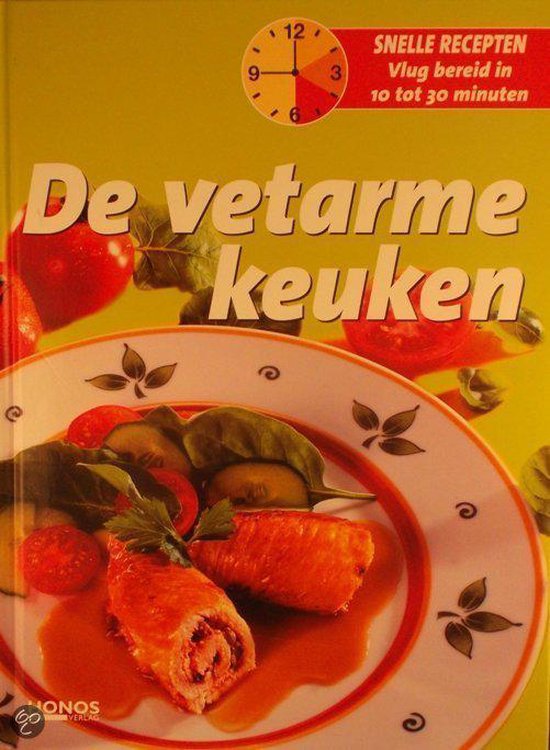 De vetarme keuken — boekomslag