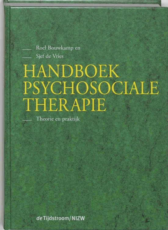 Handboek psychosociale therapie — boekomslag