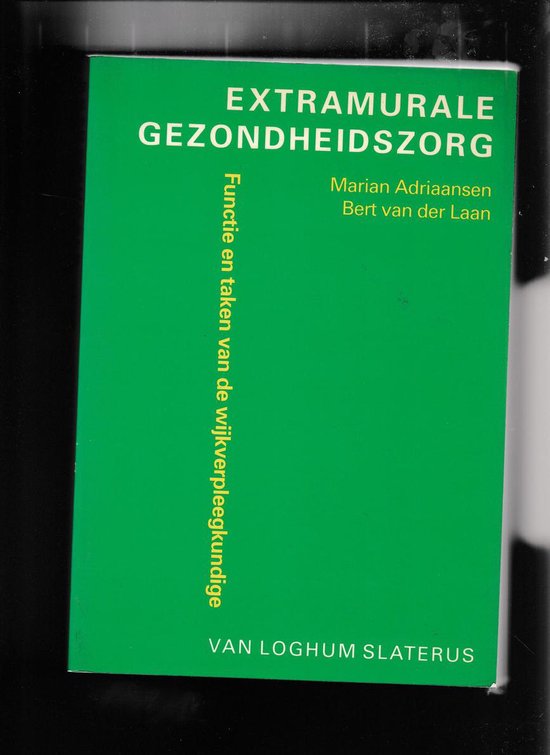 Extramurale gezondheidszorg — boekomslag