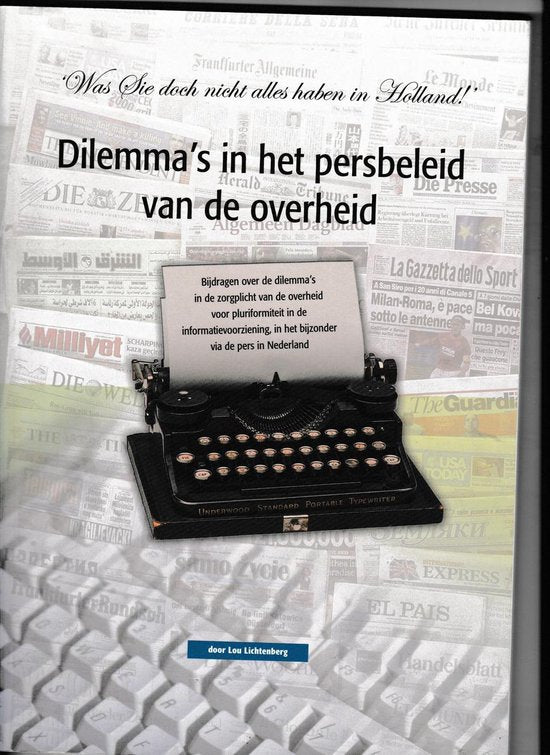 Dilemma's in het persbeleid van de overheid — boekomslag