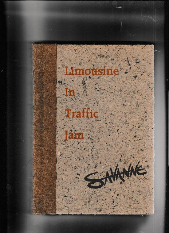 Limousine in traffic jam — boekomslag