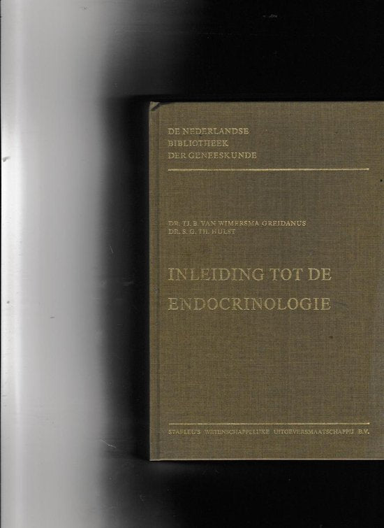 Inleiding encocrinologie — boekomslag