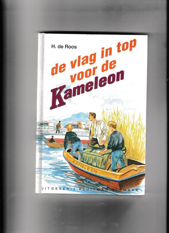 Kameleon de vlag in top voor de kameleon — boekomslag