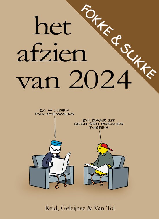 Fokke & Sukke - Het afzien van 2024 — boekomslag