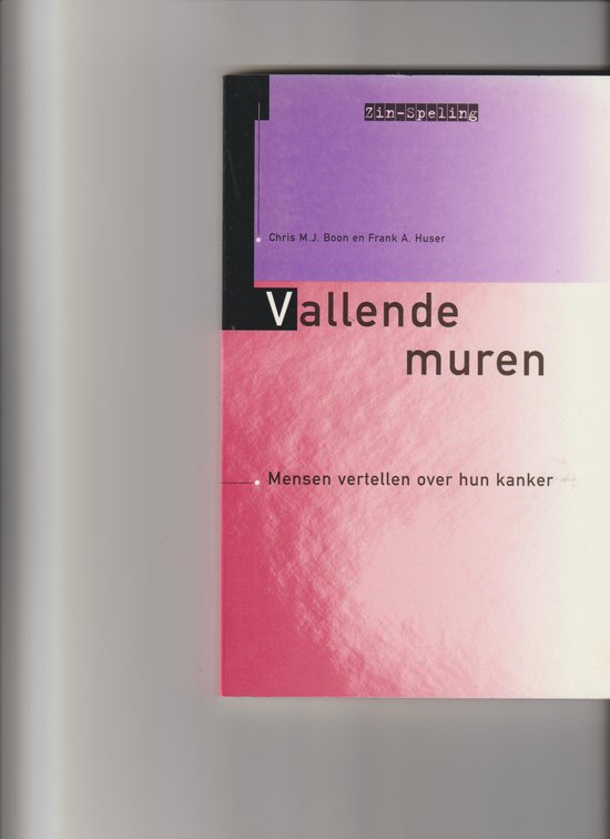 Vallende muren — boekomslag