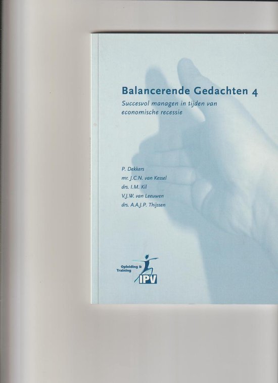 4 Balancerende Gedachten — boekomslag