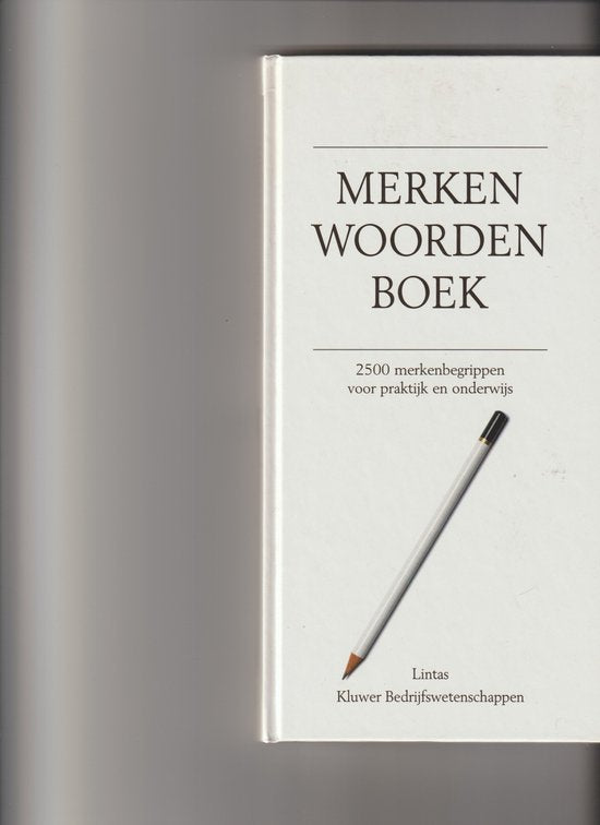 Merken Woordenboek — boekomslag