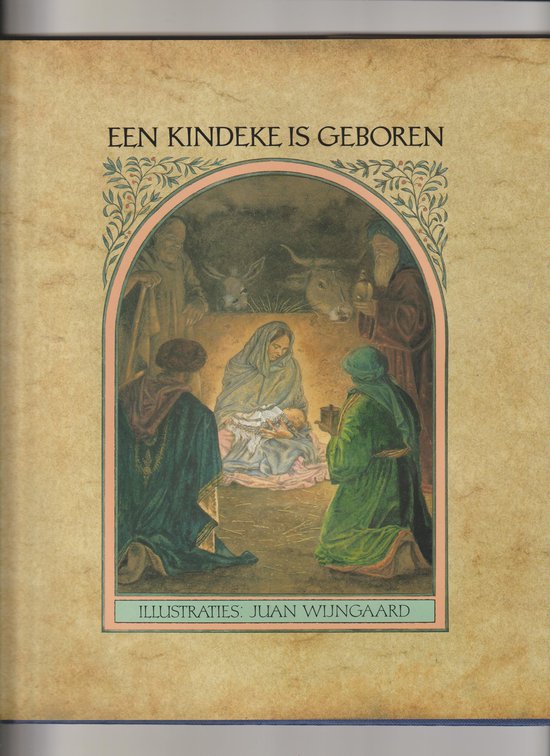 Gottmer-prentenboek Een kindeke is geboren — boekomslag