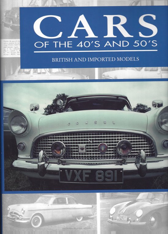 Cars of the 40's and 50's - British and Imported Models — boekomslag