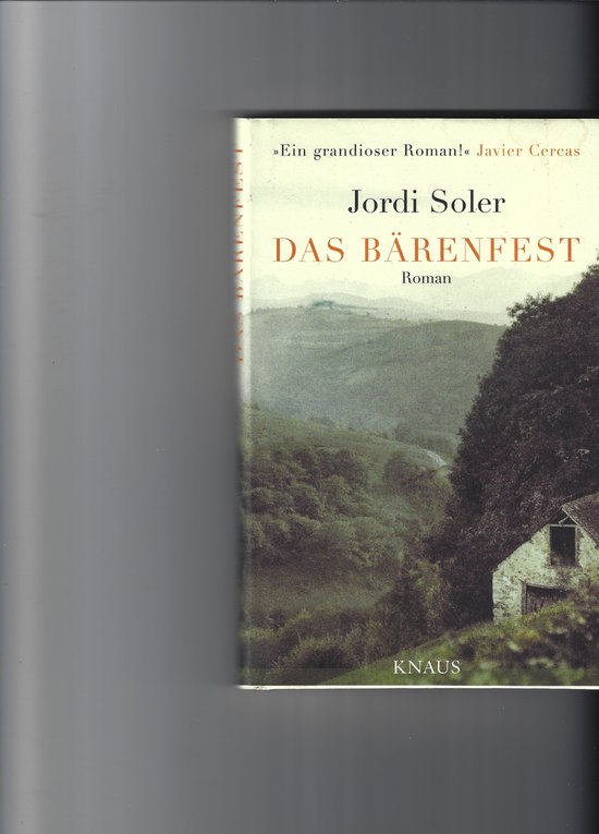 Das Bärenfest — boekomslag