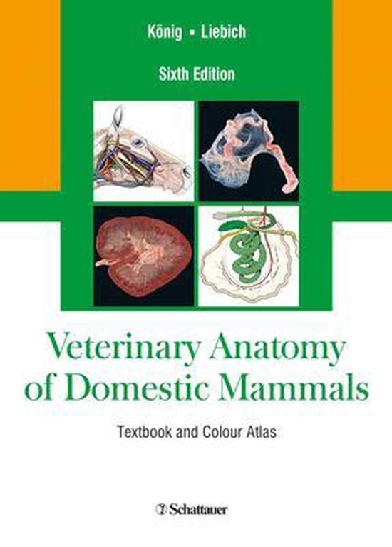 Veterinary Anatomy of Domestic Mammals: Textbook and Colour Atlas — boekomslag