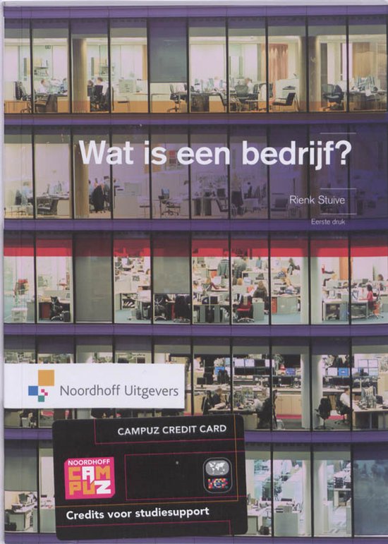 Wat is een bedrijf? — omslag