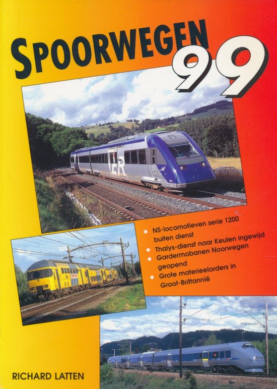 Spoorwegen 1999 — boekomslag