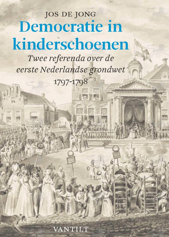 Democratie in kinderschoenen — boekomslag