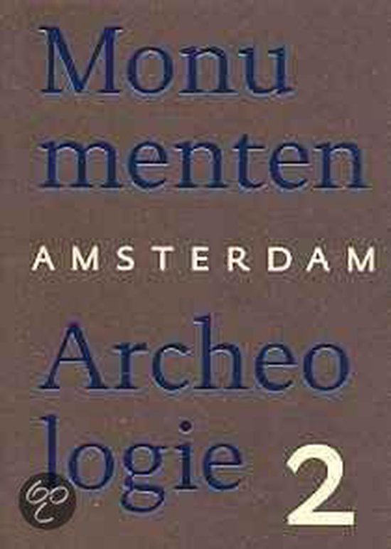 Amsterdam Monumenten En Archeologie — boekomslag