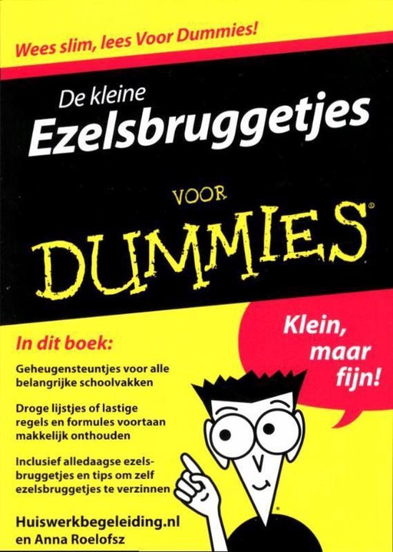 Voor Dummies - De kleine Ezelsbruggetjes voor Dummies — boekomslag