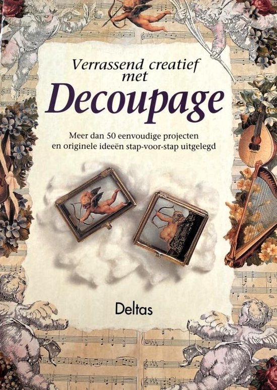 Verrassend creatief met decoupage — boekomslag