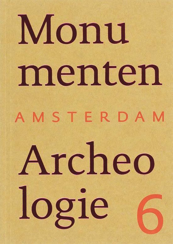 Amsterdam Monumenten & Archeologie / 6 — boekomslag