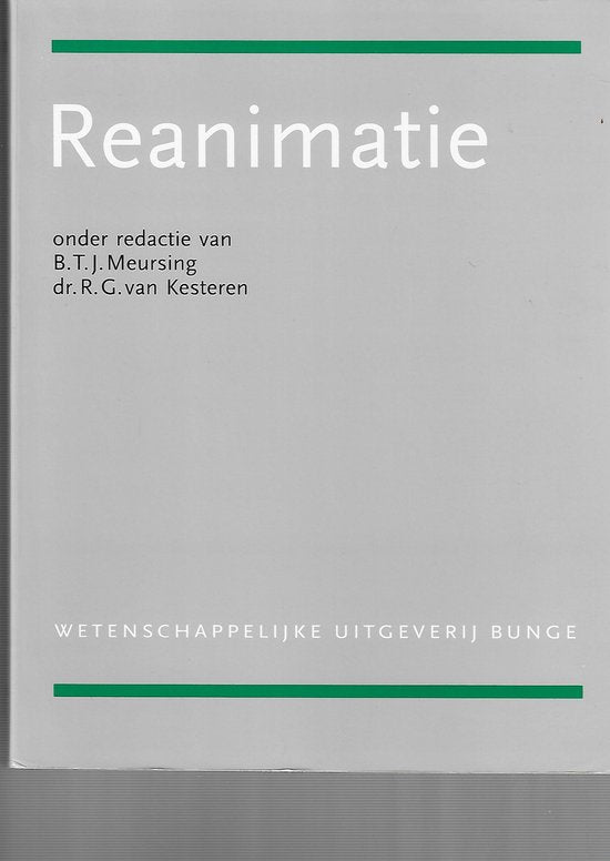REANIMATIE DR 1 — boekomslag