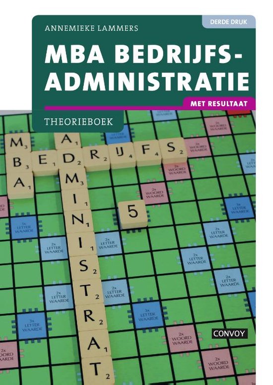 MBA Bedrijfsadministratie Theorieboek — boekomslag