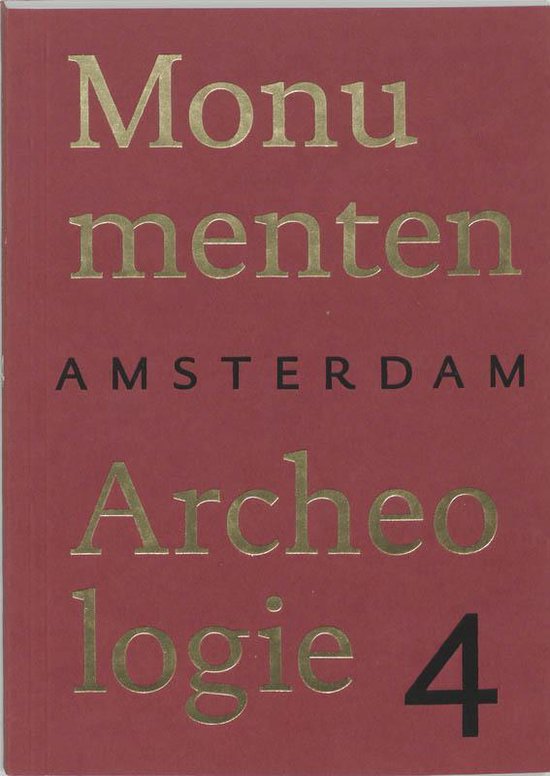 Amsterdam Monumenten & Archeologie / 4 — boekomslag