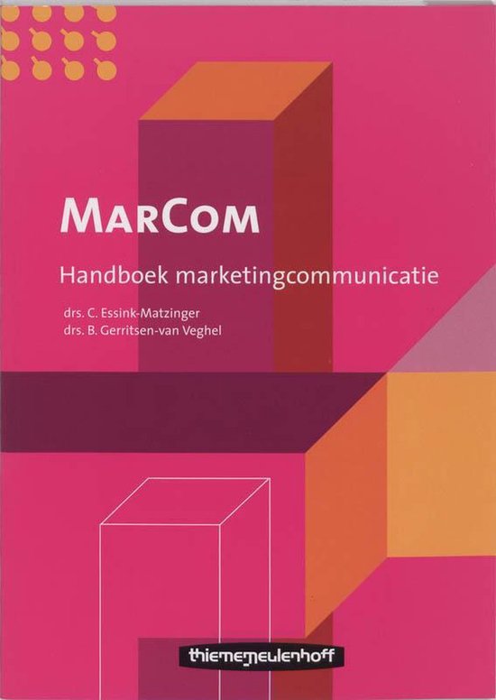 Marcom Handboek Marketingcommunicatie — boekomslag