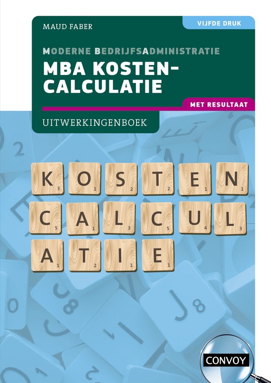 MBA Kostencalculatie met resultaat — boekomslag