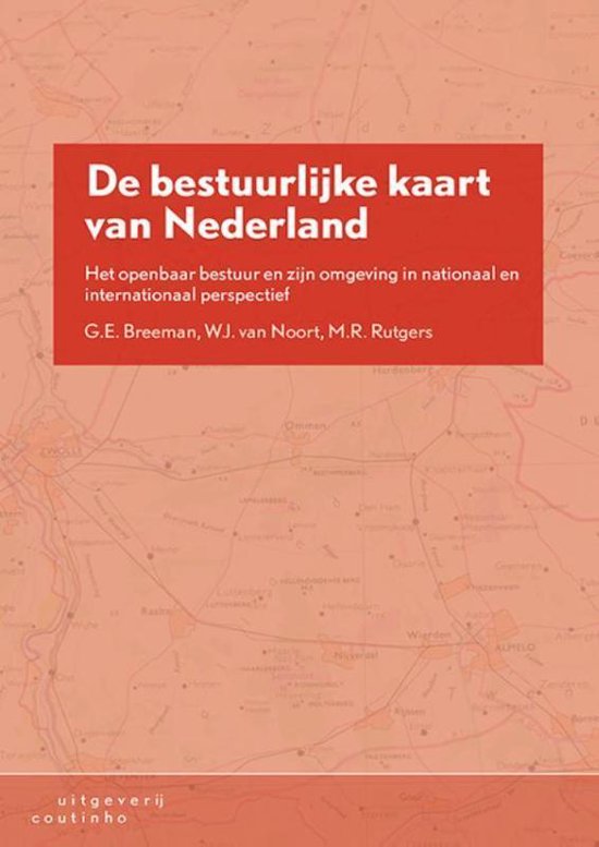 De bestuurlijke kaart van Nederland — boekomslag
