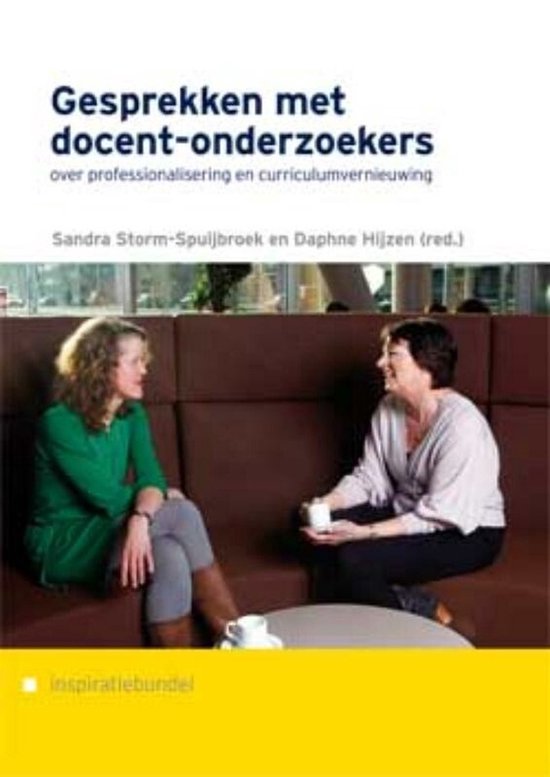 Gesprekken met docent-onderzoekers over professionalisering en curriculumvernieuwing — omslag