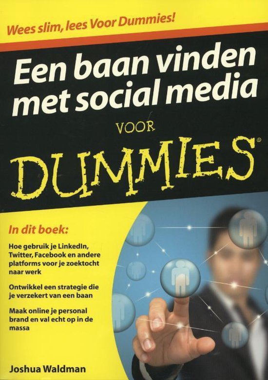 Voor Dummies - Een baan vinden met social media voor Dummies — boekomslag